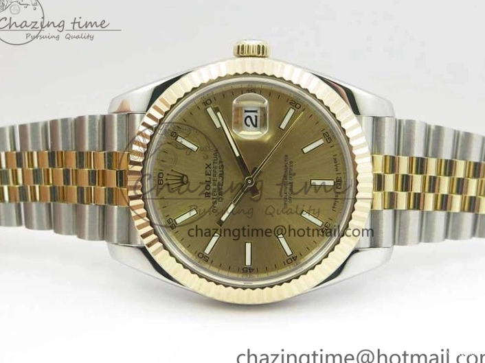 Best Bracelet Dial WWF Stick 126333 Edition 41 Makers YG Jubilee DateJust Wrapped Gold Wrapped SS SS A2836 on YG 0410